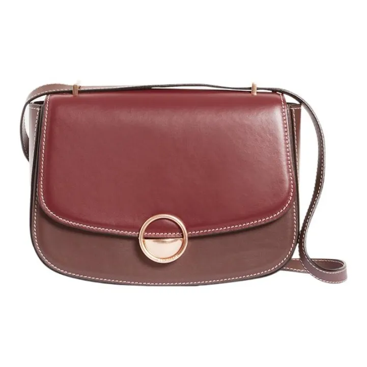 Vanessa Bruno Cow Leather Shoulder Bag Crossbody Bag Regular Women's Burgundy