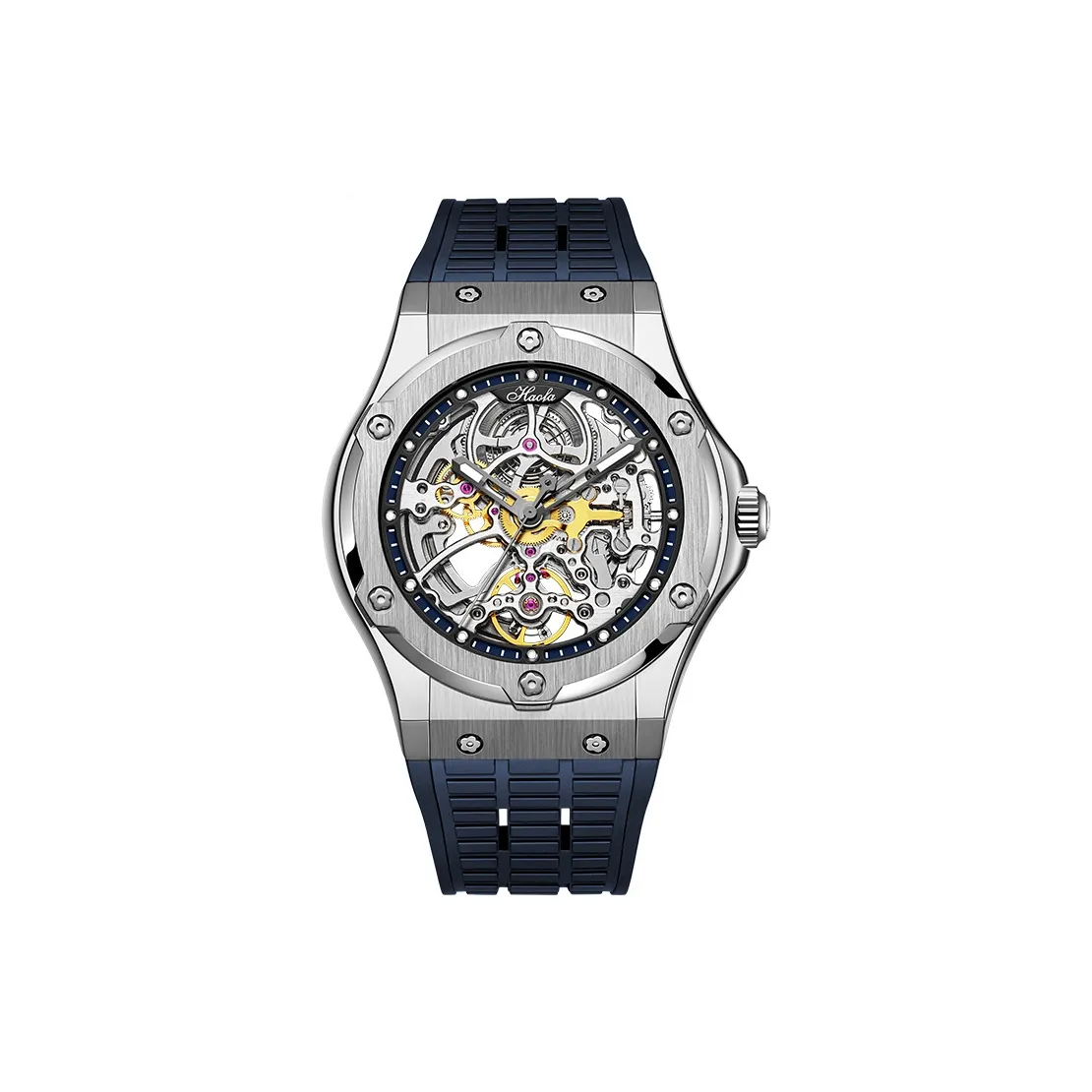 HaofaTourbillon Automatic Mechanical Movement Watch Men's Watches Cut Out Dial