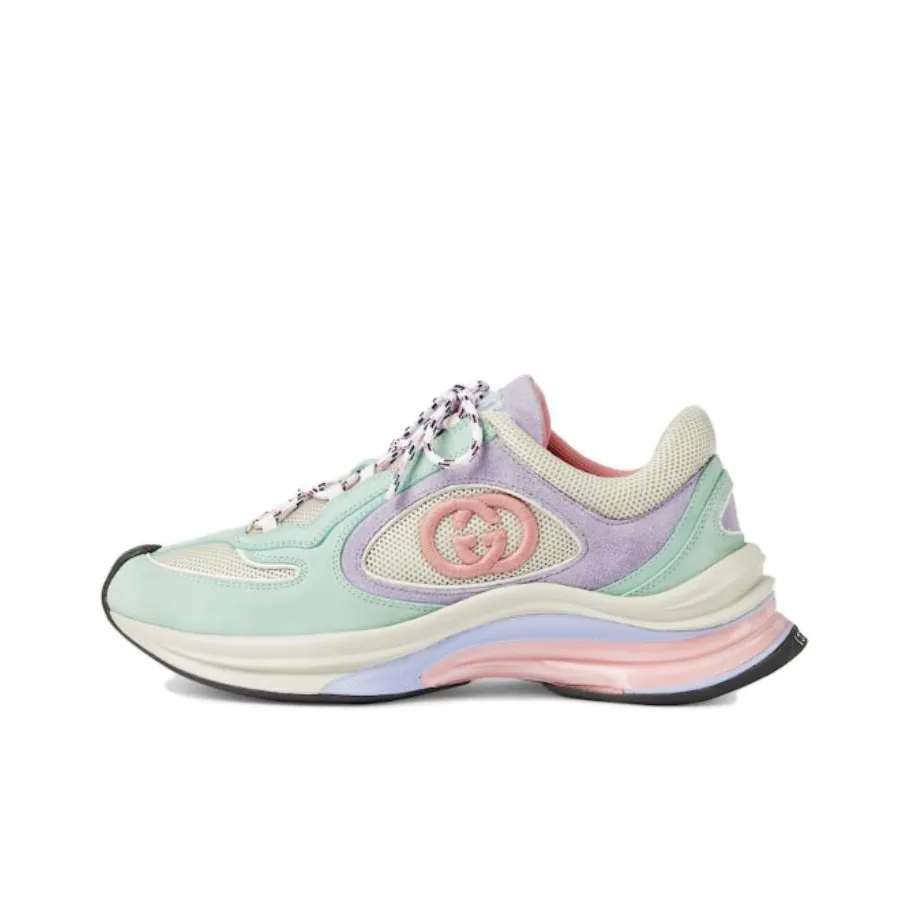 GUCCI Women's Run Sneaker 'Turquoise Lilac' Women's