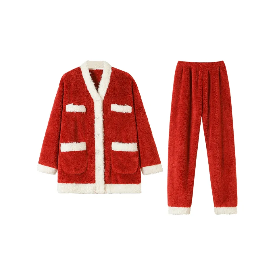 Kerener Красный Женские Пижамные Комплекты