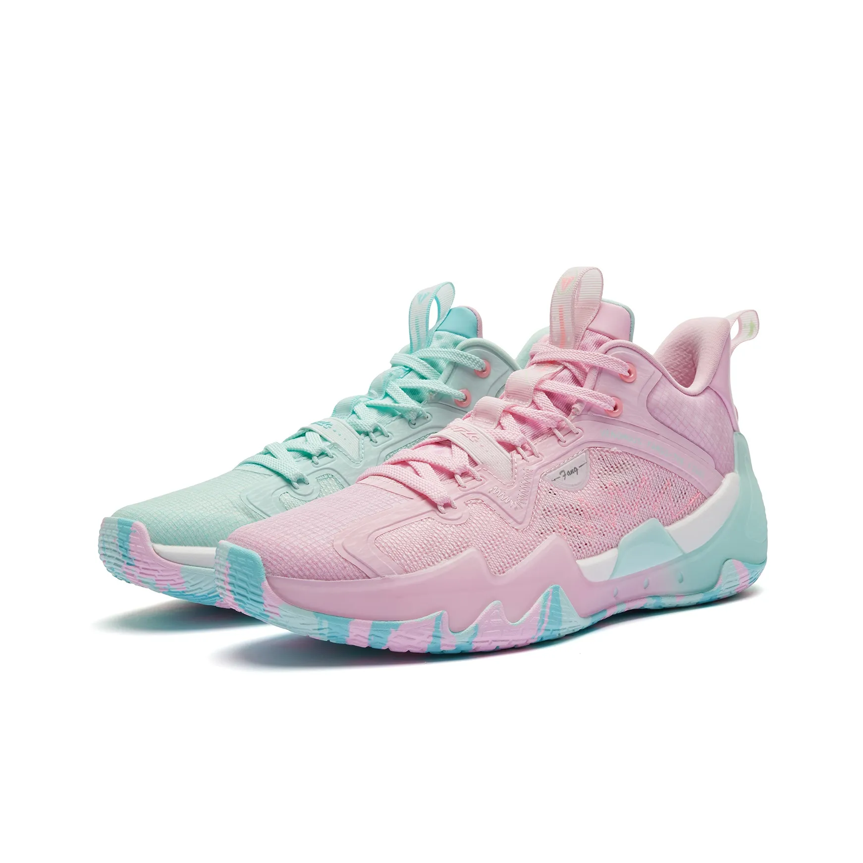 QIAODAN Poison Tooth Pro SE Basketball Shoes Men's Low top Pink