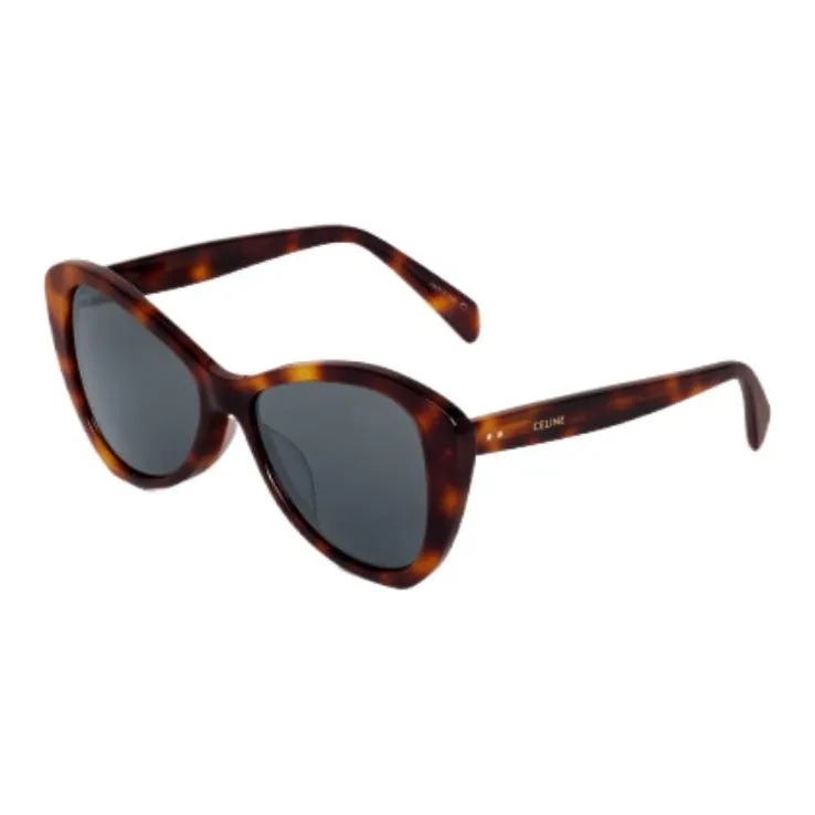 CELINE Acetate Butterfly Sunglasses Women's Tortoiseshell