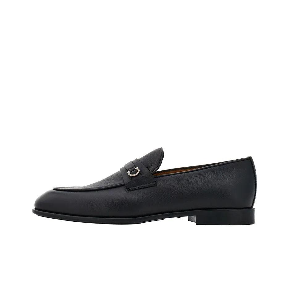 FERRAGAMO Penny strap Leather Loafers