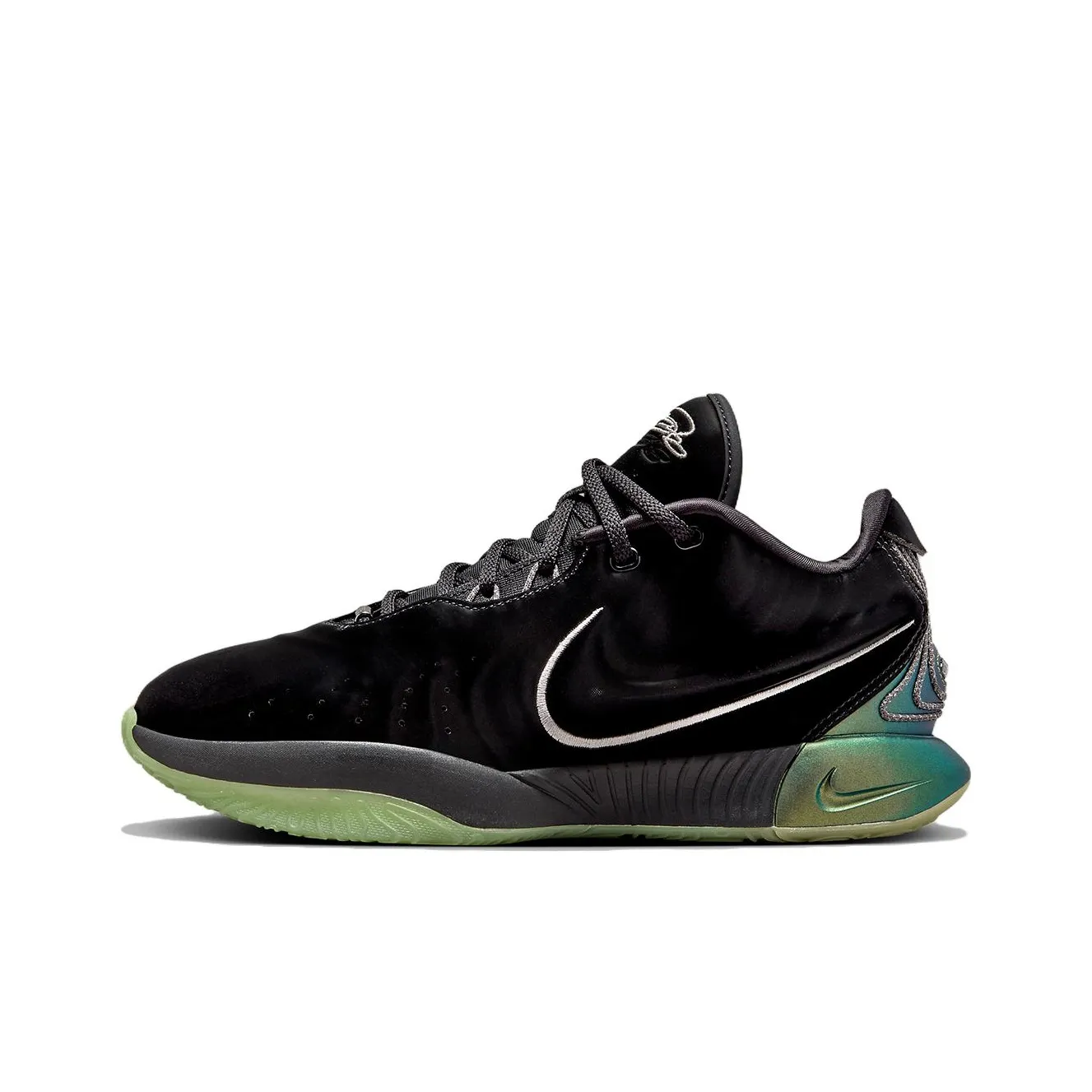 Nike Lebron 21 EP Low Топ Баскетбольные кроссовки Мужской Черный Серый 