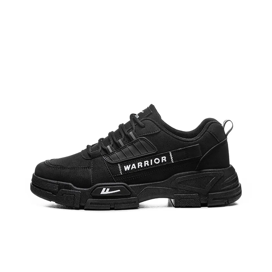 Warrior Slip Resistant, Abrasion Resistant, Breathable, Lightweight Low Top Outdoor Shoes Men's Black
