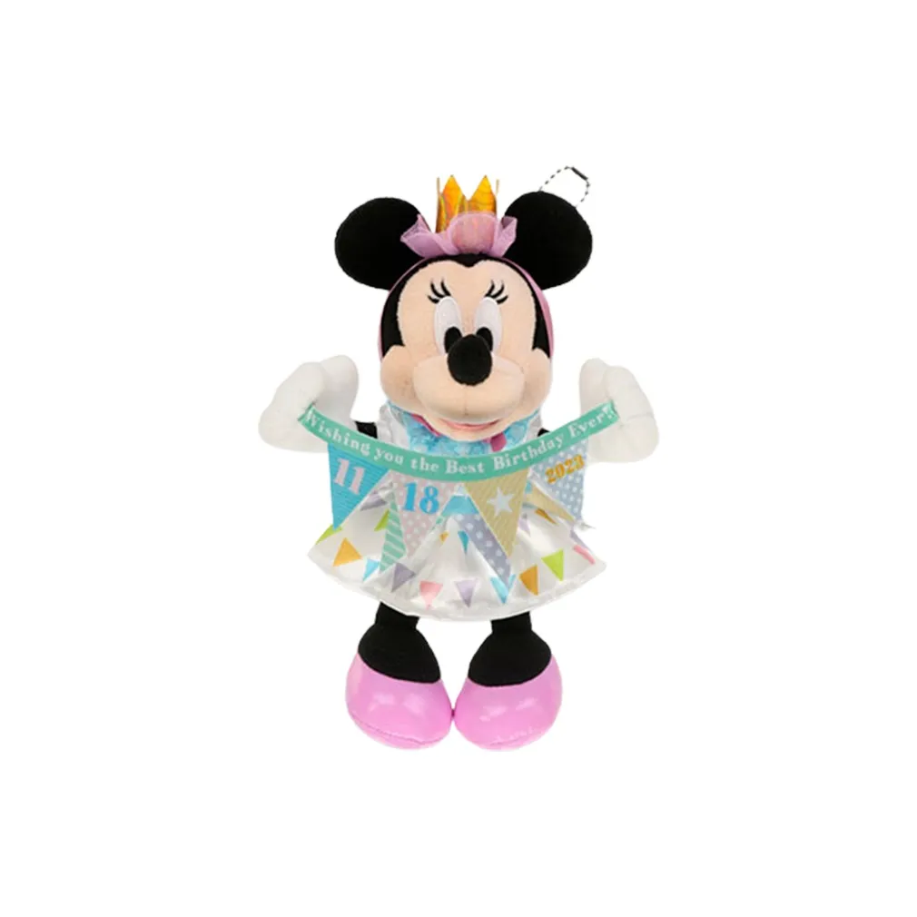 Disney Minnie Mickey Mouse Minnie Mouse Birthday Collection Куклы Плюшевый Брелок 21 см Высота