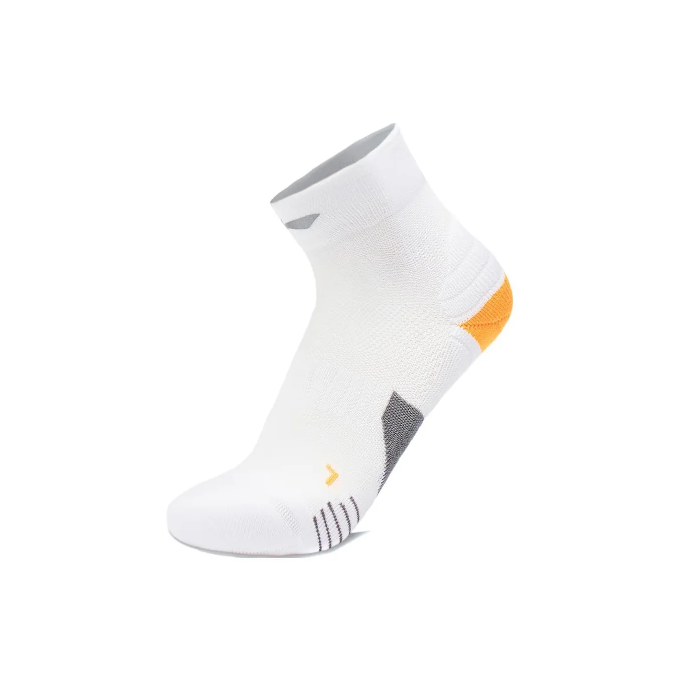 LiNing Running Collection Ankle Socks Unisex 1 Pack Neon Bright Orange