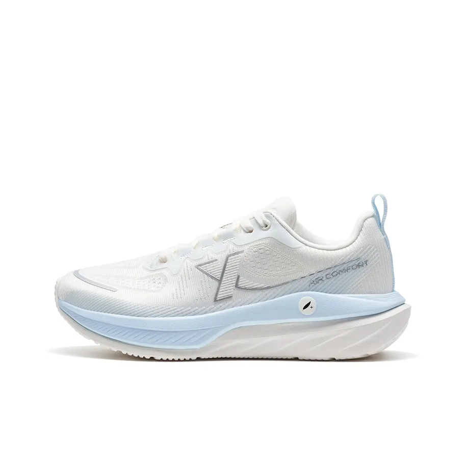 XTEP Cloud DC Low Top Casual Running Shoes Women's Sail White Misty Blue
