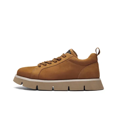 Anthony Miles Мужские повседневные туфли Low Top Earth Yellow Мужские