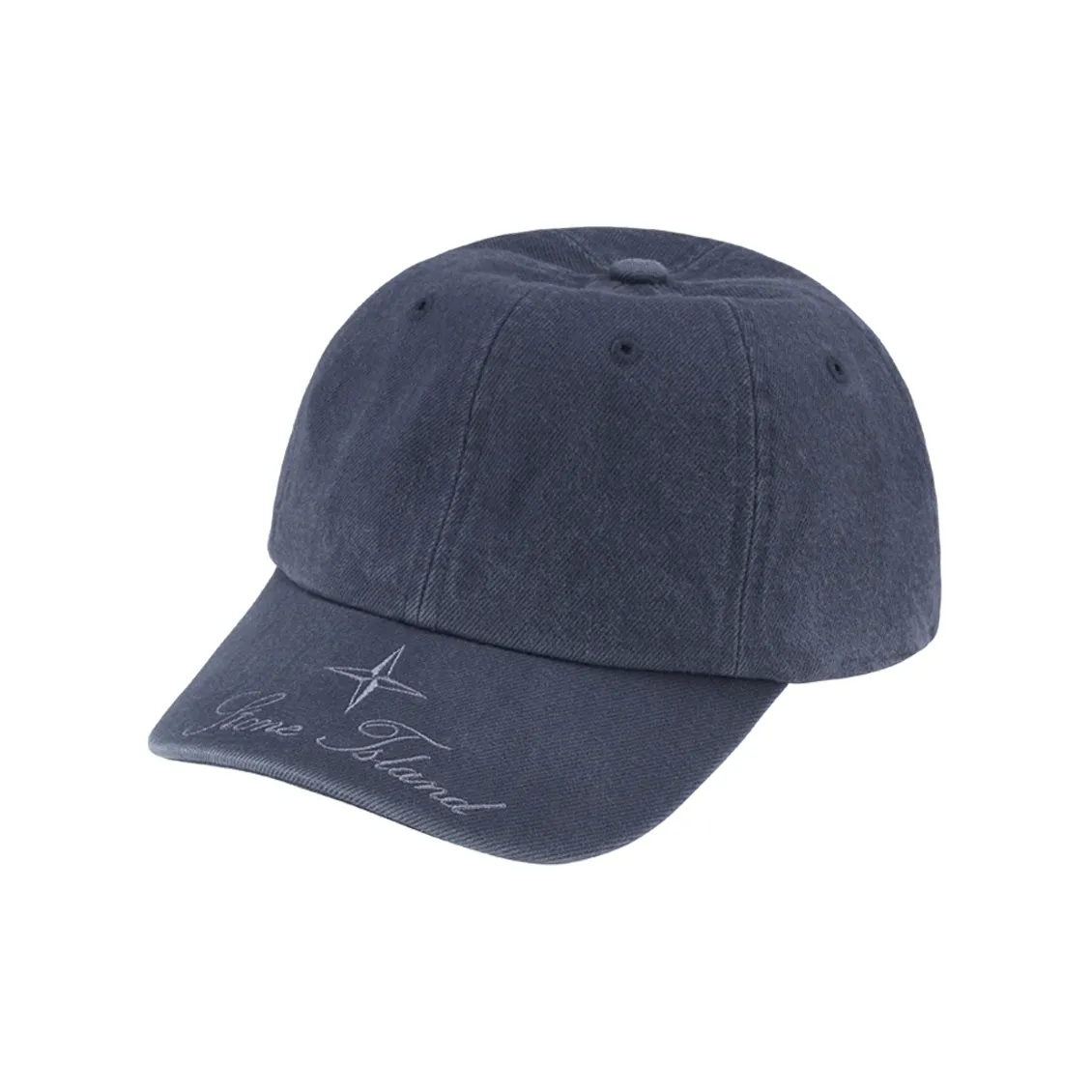 Supreme x STONE ISLAND 100% хлопок Деним Кепки Унисекс Синий