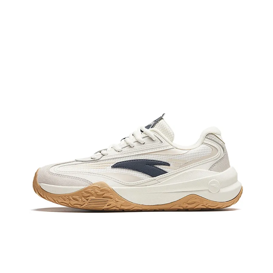 ANTA Niangao Обувь Низкий Топ Повседневная Женская Белый Серый Желтый