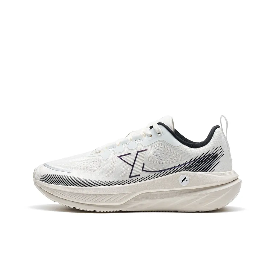 XTEP Cloud DC Low Top Casual Running Shoes Women's Sail White Black