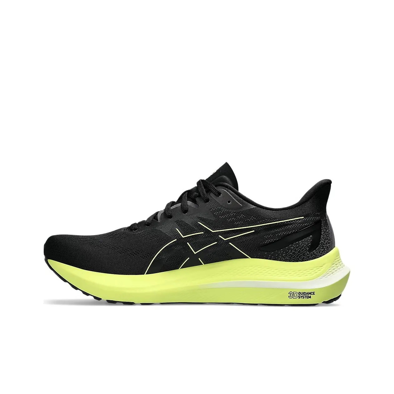 Asics GT 2000 12 Wide 'Black Glow Yellow'