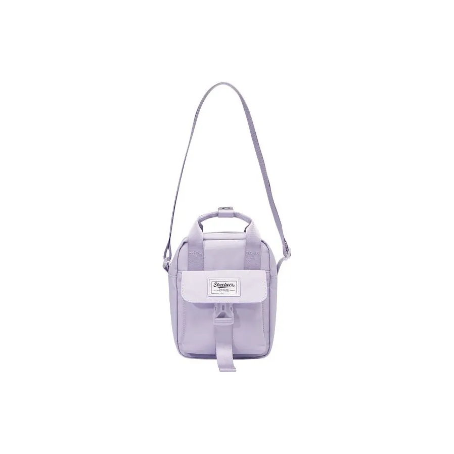 Skechers Fabric Shoulder Bag, Crossbody Bag Mini Unisex Photinia Purple