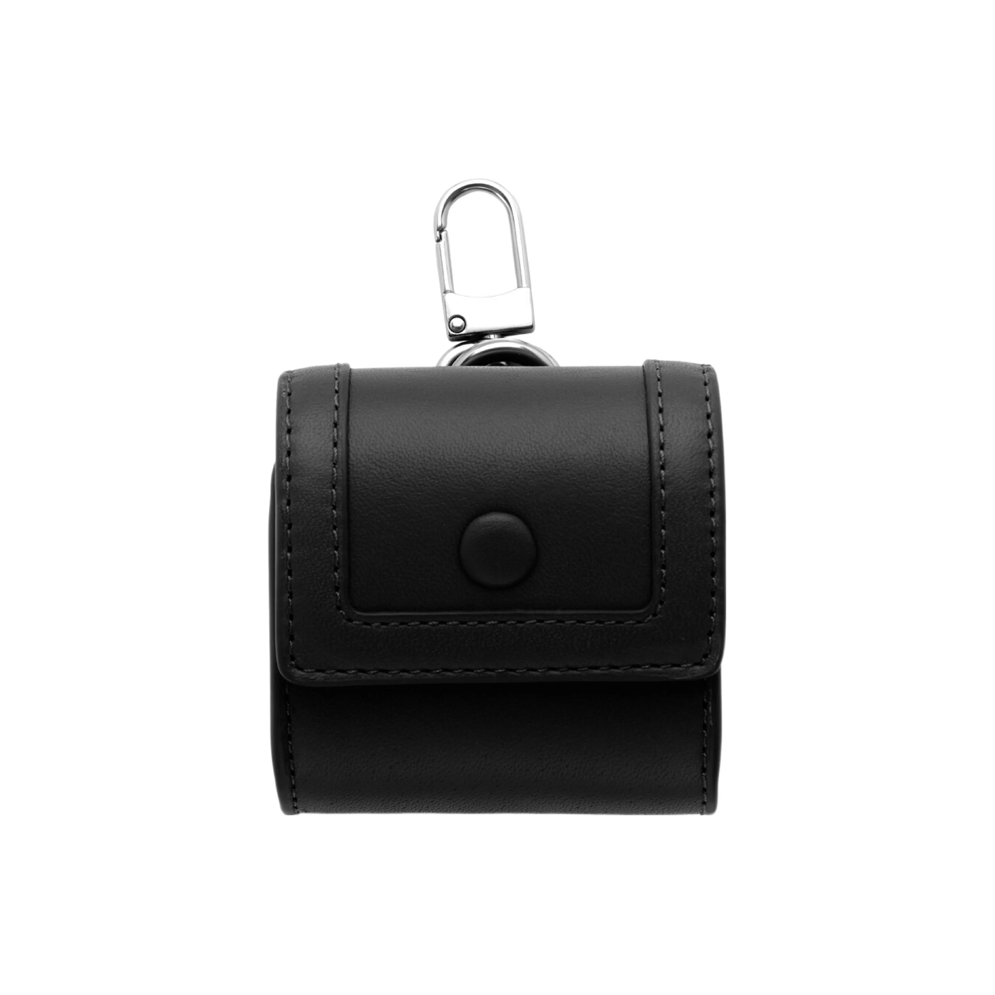 COS Коровья кожа Чехол для наушников AirPods Мужской Черный