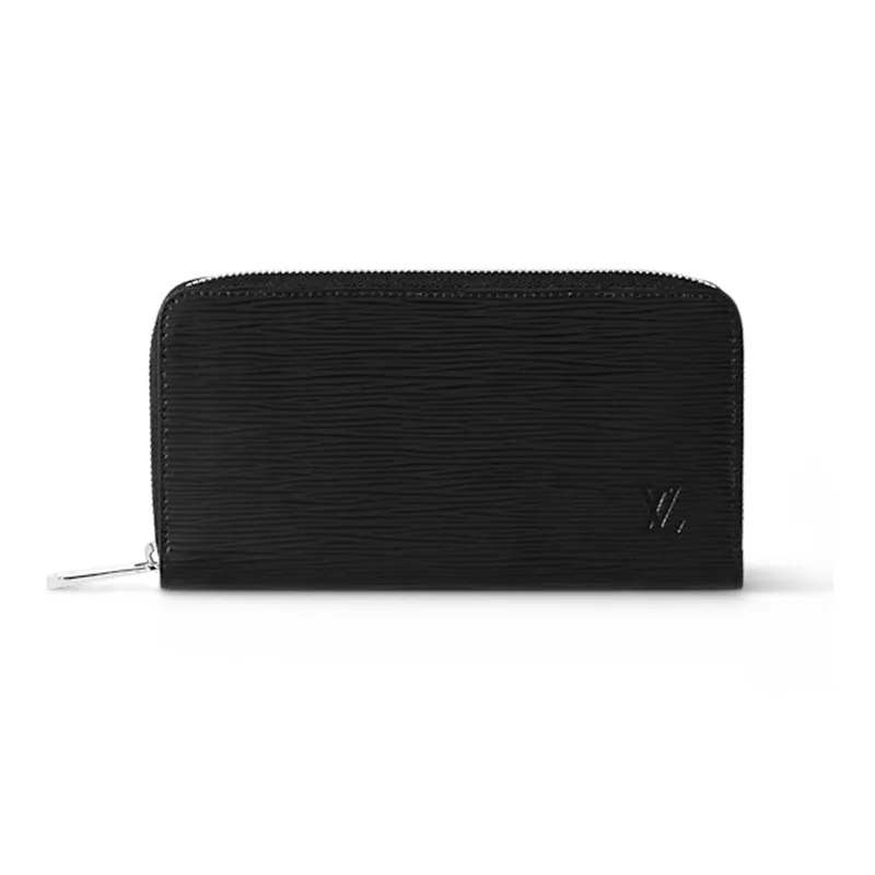 Louis Vuitton Alzer Zippy Cow Leather Wallet Men's Black