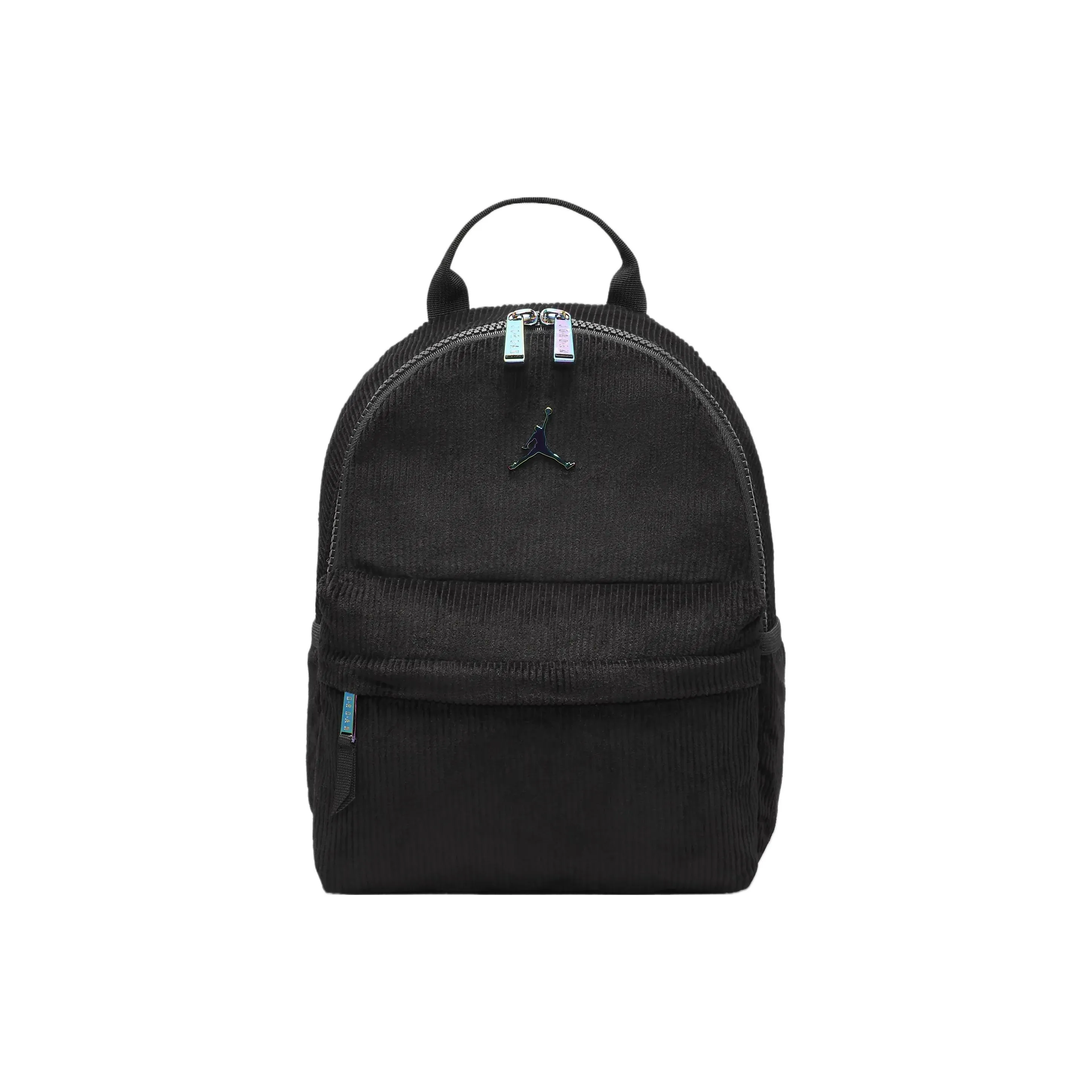 Jordan Cotton Velvet Fabric Backpack Mini Men's Black Джордан Хлопок Вельвет Ткань Рюкзак Мини Мужской Черный