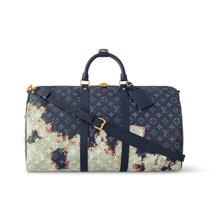LOUIS VUITTON Keepall Bandouliere 50 Monogram Bleach