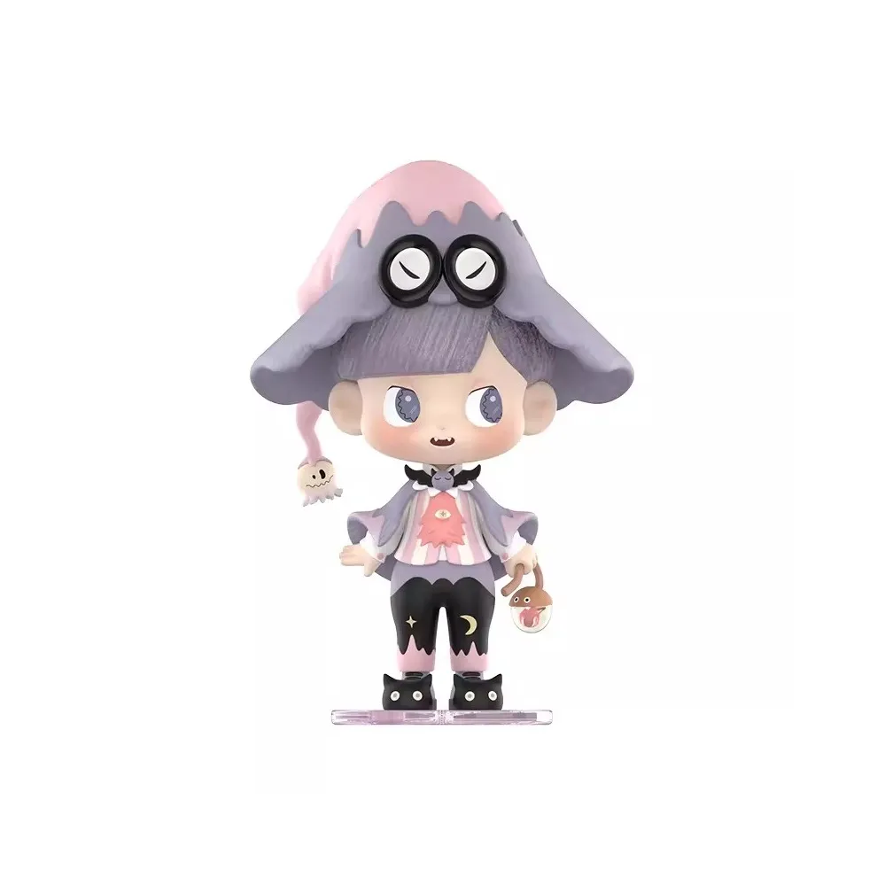 POP MART Коллаборация Edition LiLiOS Хэллоуин Вечеринка Призрачная Ночь Прозрачный Слепой Бокс на Карточке 10 см