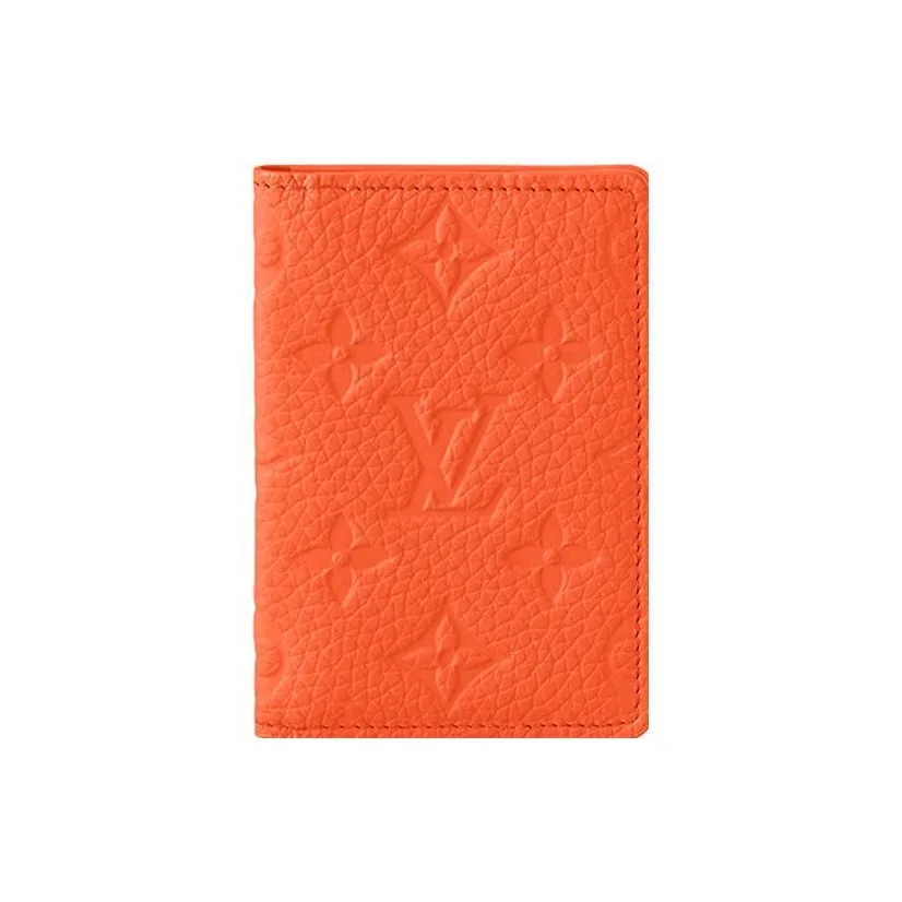 LOUIS VUITTON Pocket Organizer Taurillon Colormania Orange