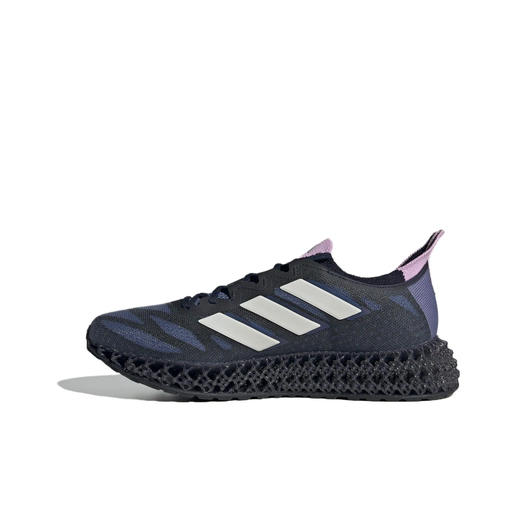 Adidas 4D FWD 3 Slip-resistant Abrasion-resistant Low Top Беговые кроссовки Женские Темно-синий