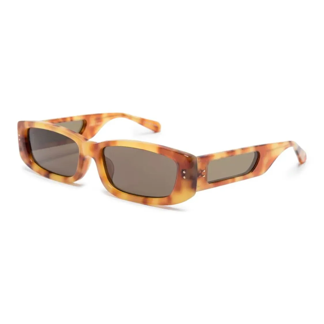 Linda Farrow Talita Rectangular Frame Sunglasses