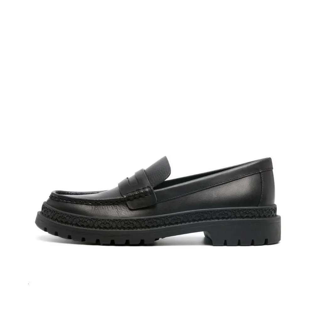 COACH Penny-slot Leather Loafers