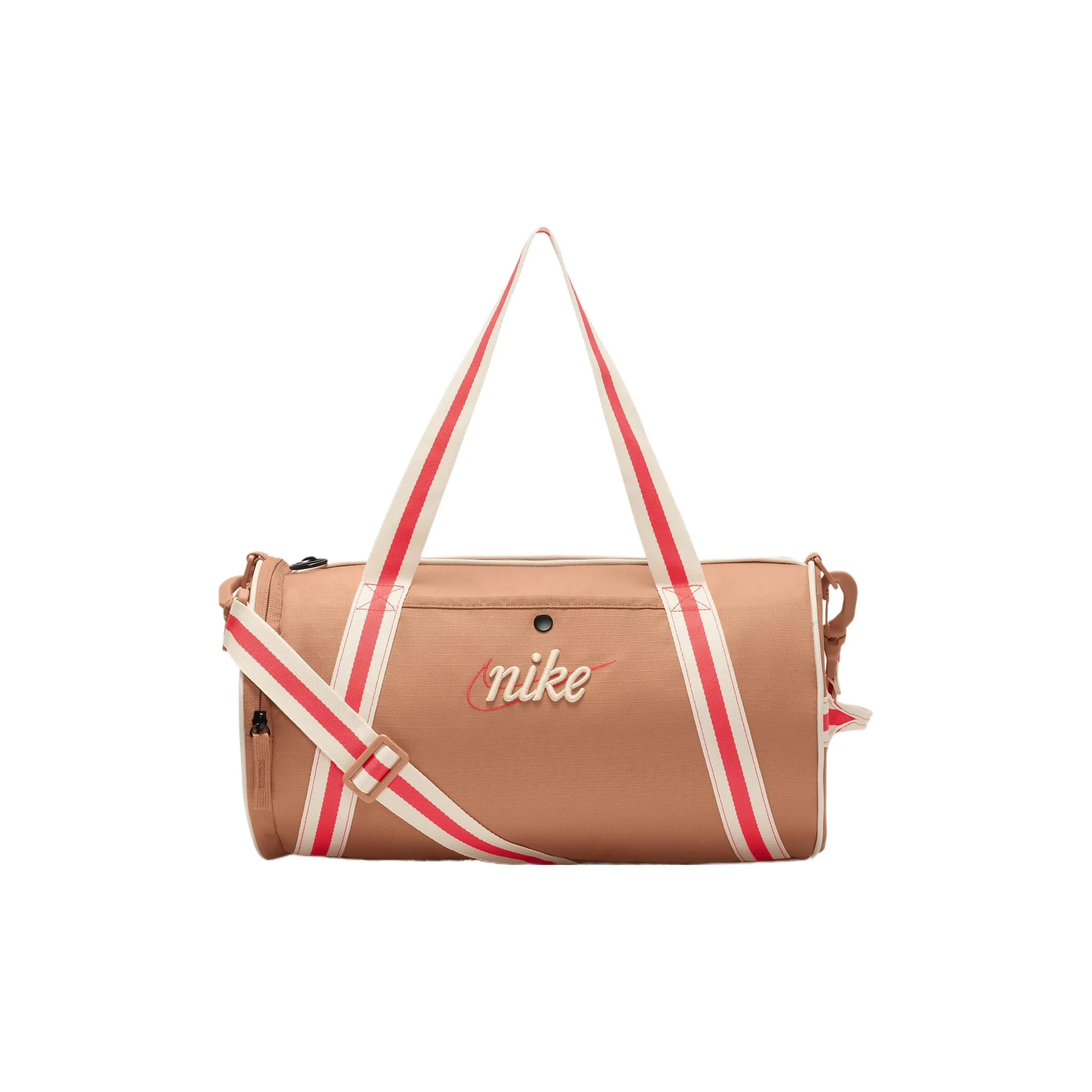 Nike Heritage Gym Bags Amber Brown & Bright Dark Red & Pomegranate Ice