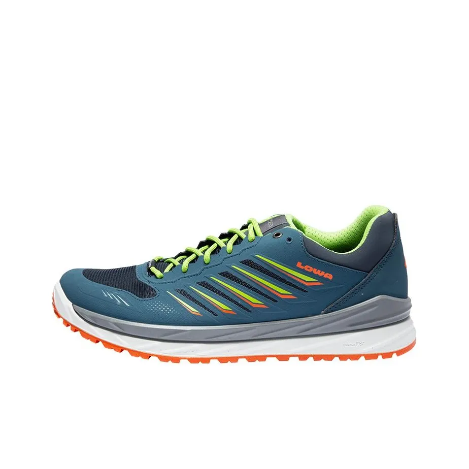 Lowa Cushioning Slip Resistant Waterproof Low Top Outdoor Shoes Men's Turquoise