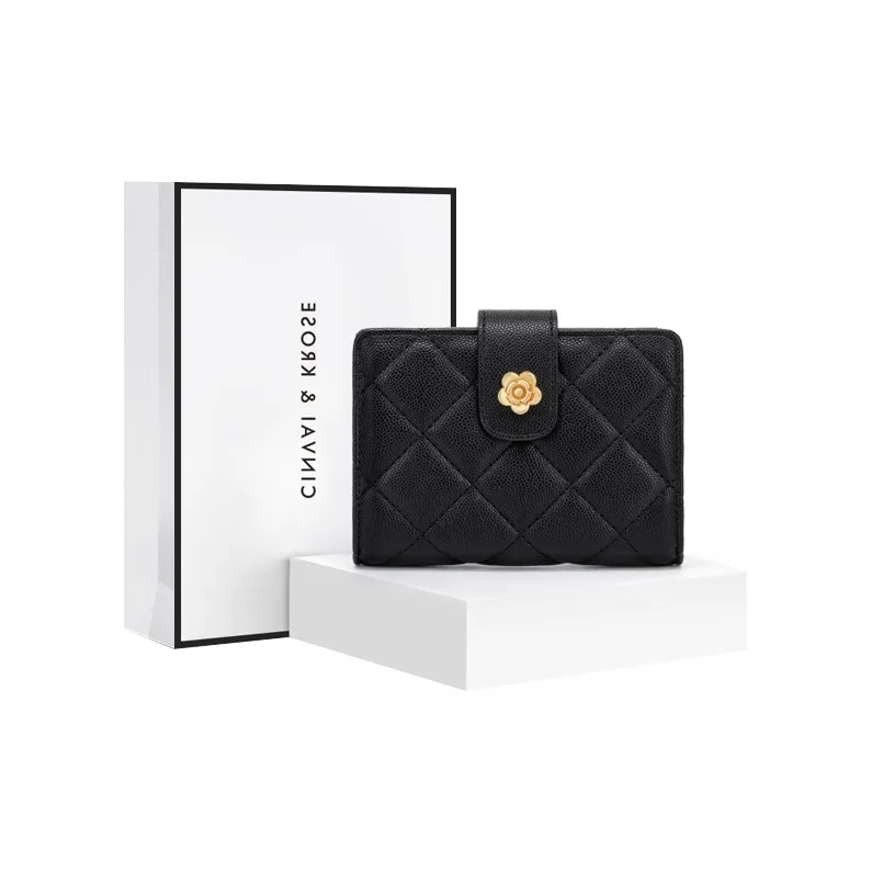 Simvay Clos Коровья кожа с синтетической кожей кошелек для монет клатч кошелек стандартный женский черный экрю