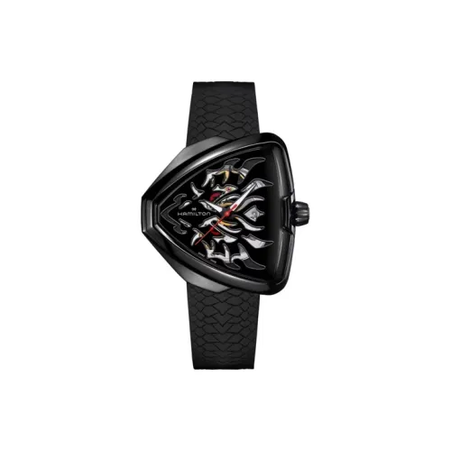 Hamilton Автоматический Механический Movement Мужские Часы Adventure Collection 42,5mm*44,6mm*12,33mm Черные