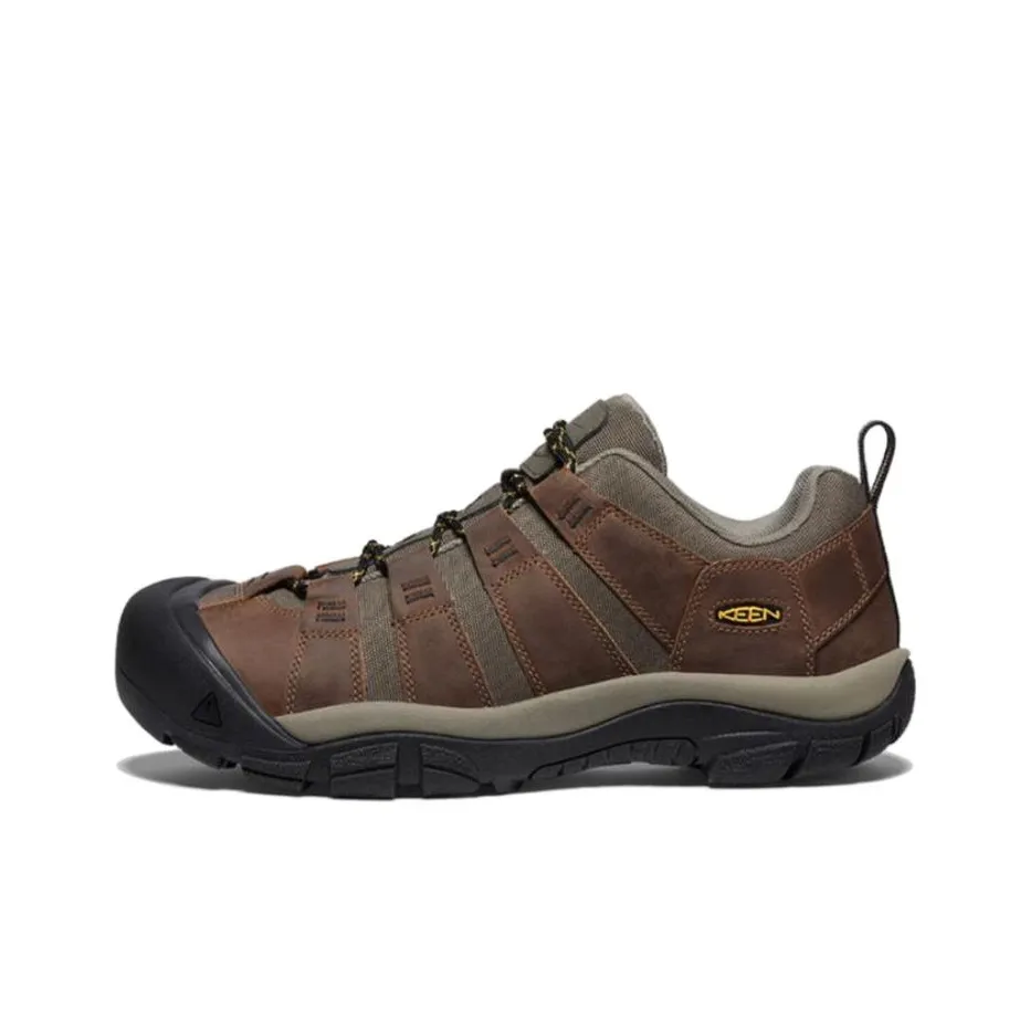 KEEN NEWPORT HIKE Anti Slip Wear Resistant Low Top Outdoor Shoes Men's Antique Gold