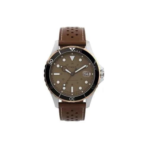 TIMEX Автоматический Механический Movement Мужские Часы 41mm*41mm*13,5mm Коричневый