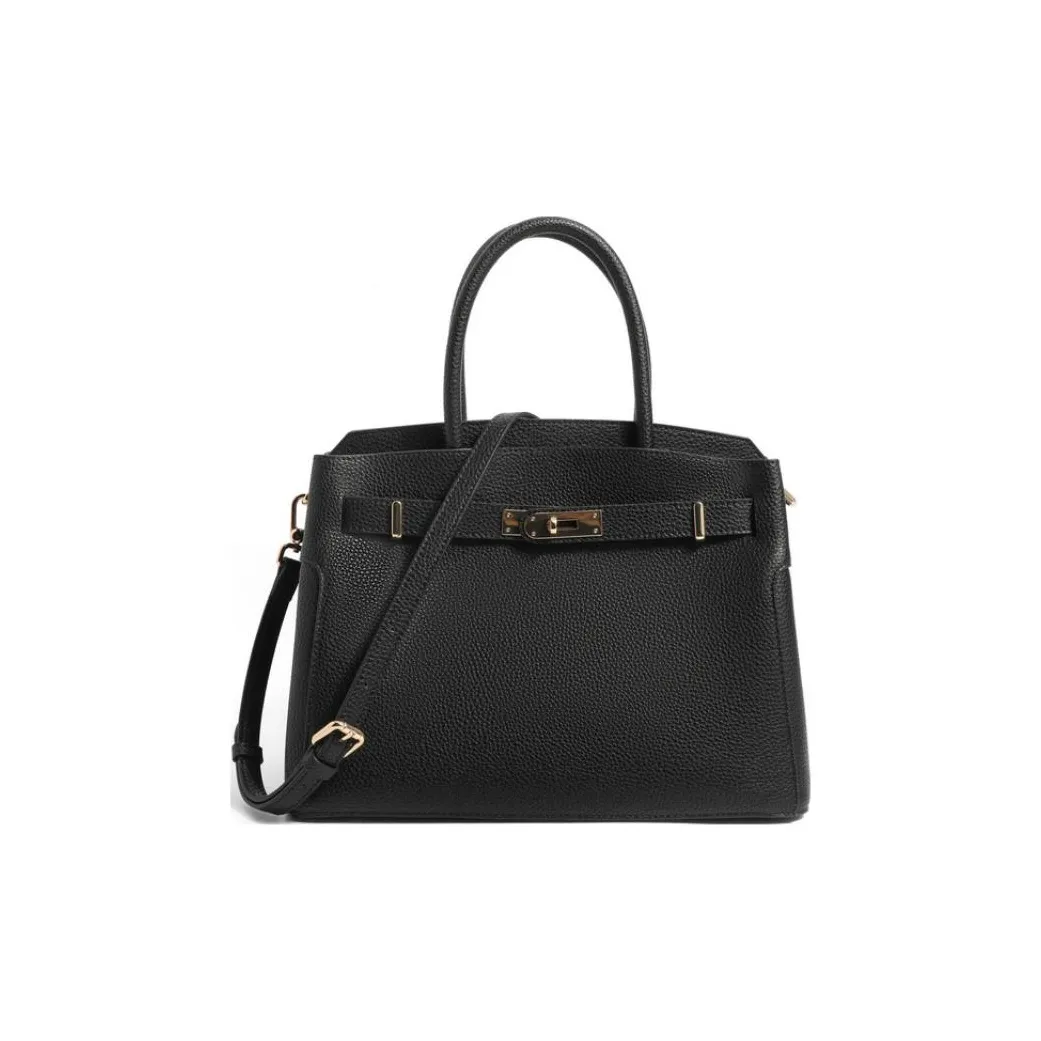 BELLE Artificial Leather Handbag, Crossbody Bag Trumpets Women's Solid Color Plain