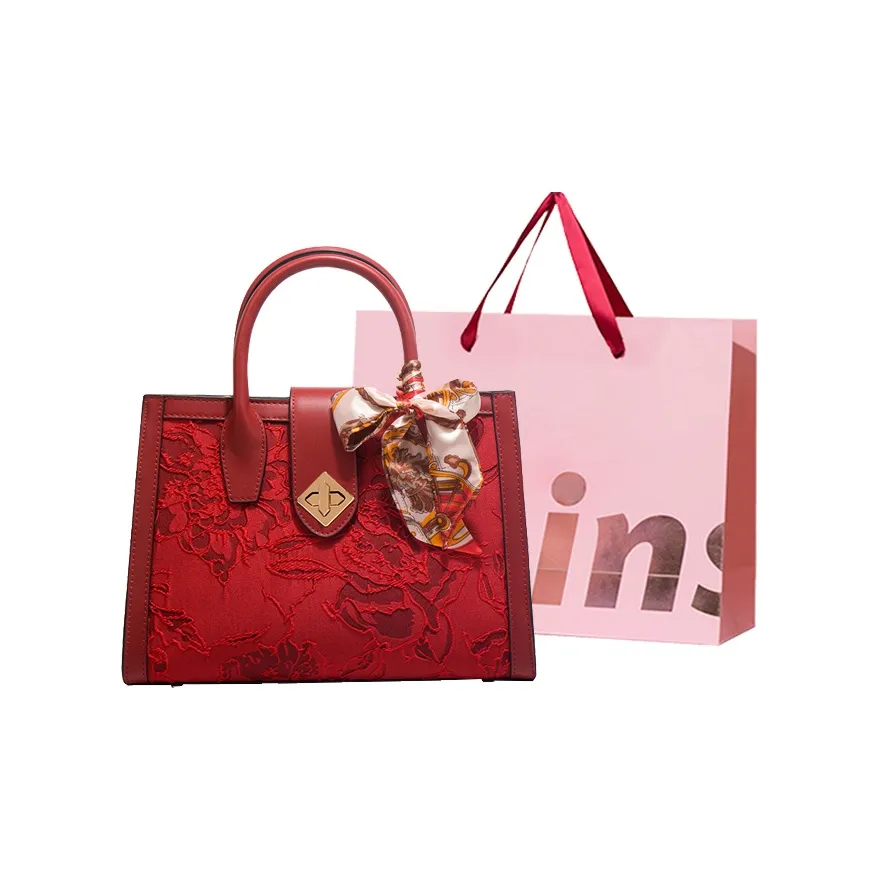 WHEELY BABY+ ПУ (полиуретан) Сумка-тоут Сумка для покупок Сумка на одно плечо Сумка через плечо Сумка обычная Женская Бургунди