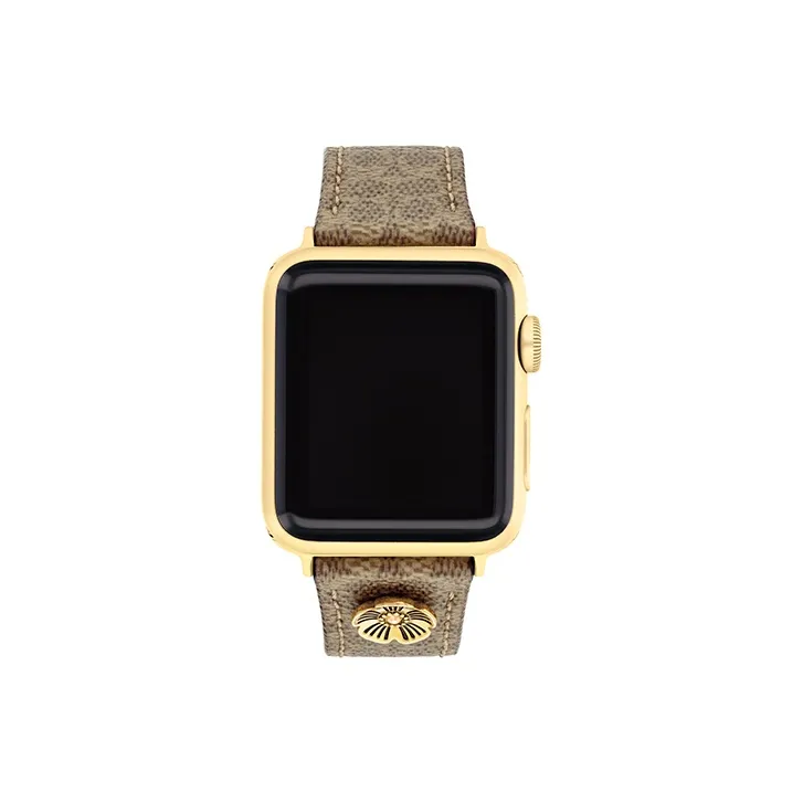 COACH Ремень Apple Совместимость Воловья кожа Кожа Материал