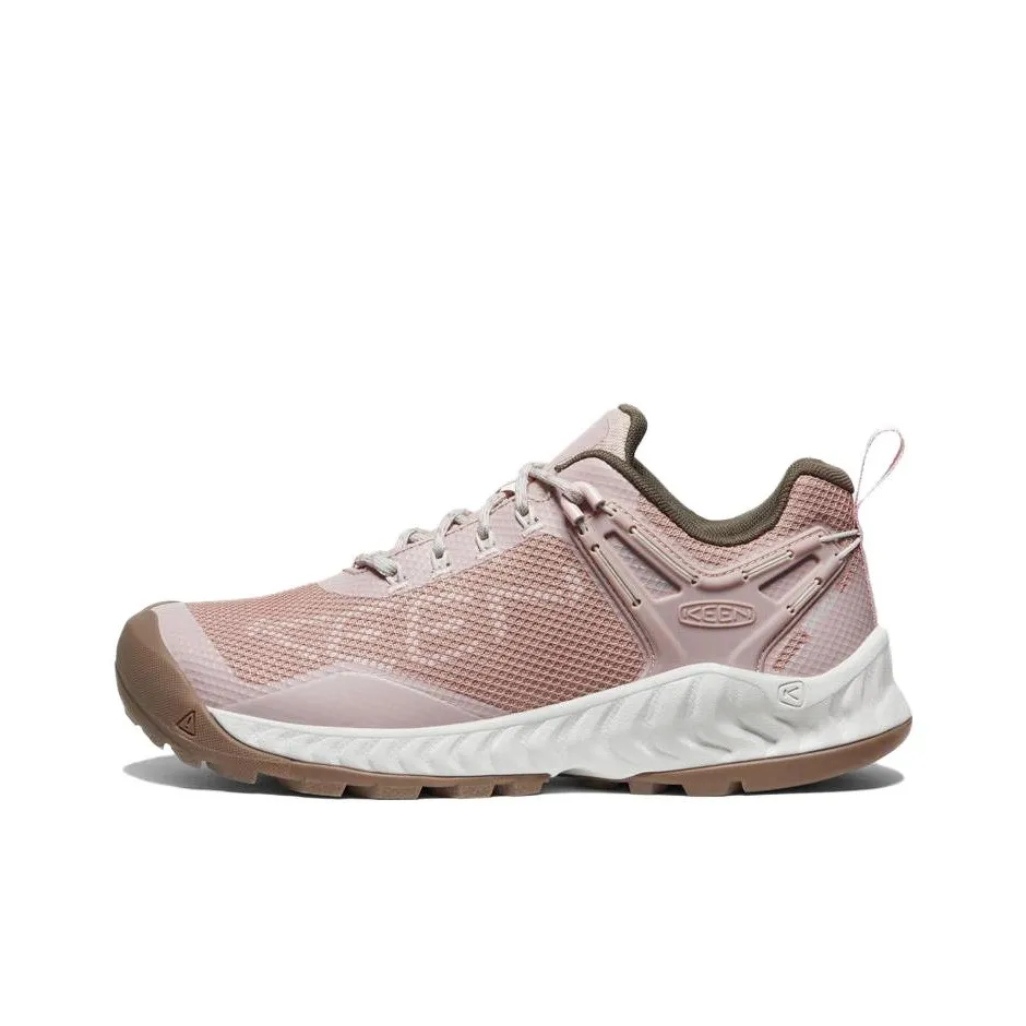 KEEN NXIS EVO Cushioning, Wear Resistant Low Top Outdoor Shoes Women's Pink