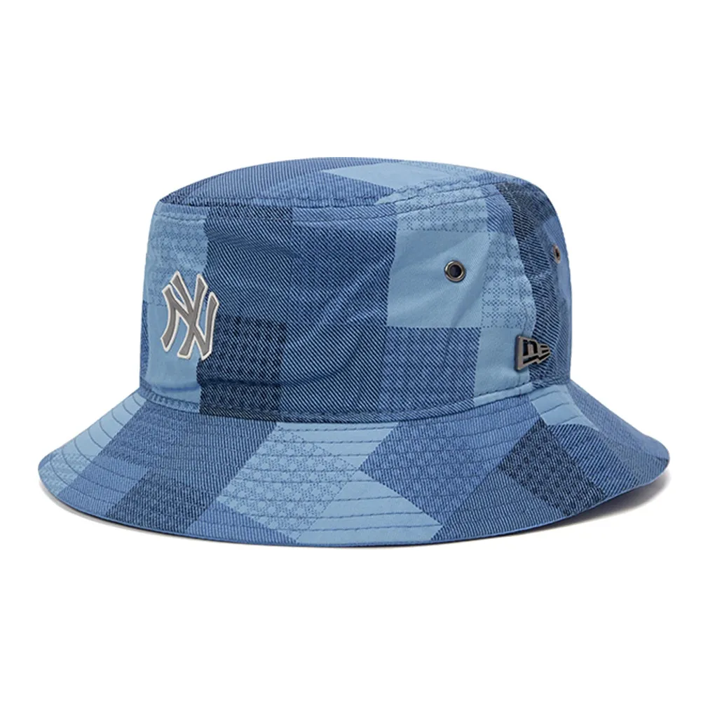 New Era Cotton Bucket Hats Унисекс Синий