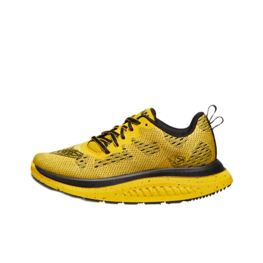 KEEN WK400 Cushioning Wear Resistant Low Top Casual shoes running Men's Yellow Black