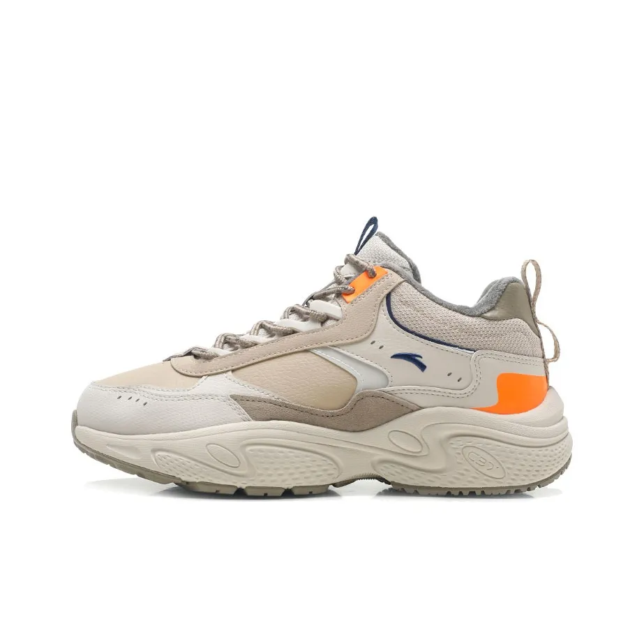 Anta Life Collection Waterproof And Warm Low-Top Casual Shoes Men's Withered Wood Color
