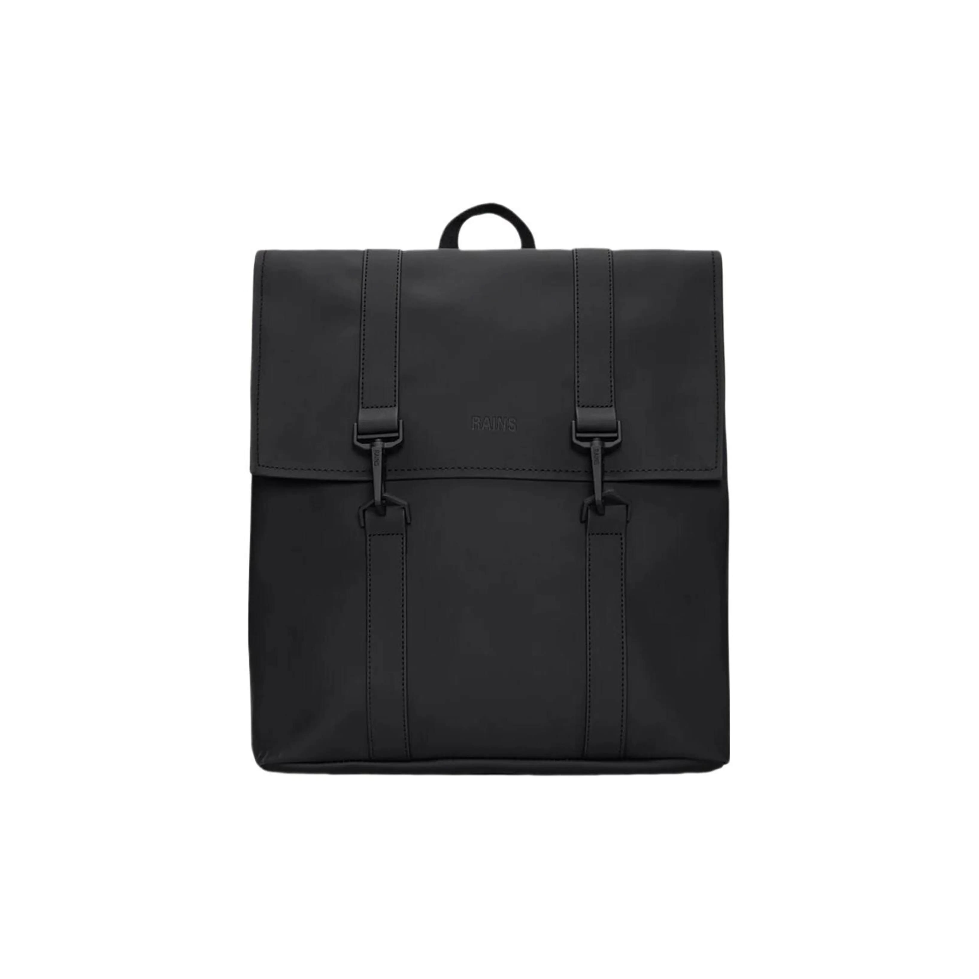 Rains Polyester Backpack Mini Men's Black