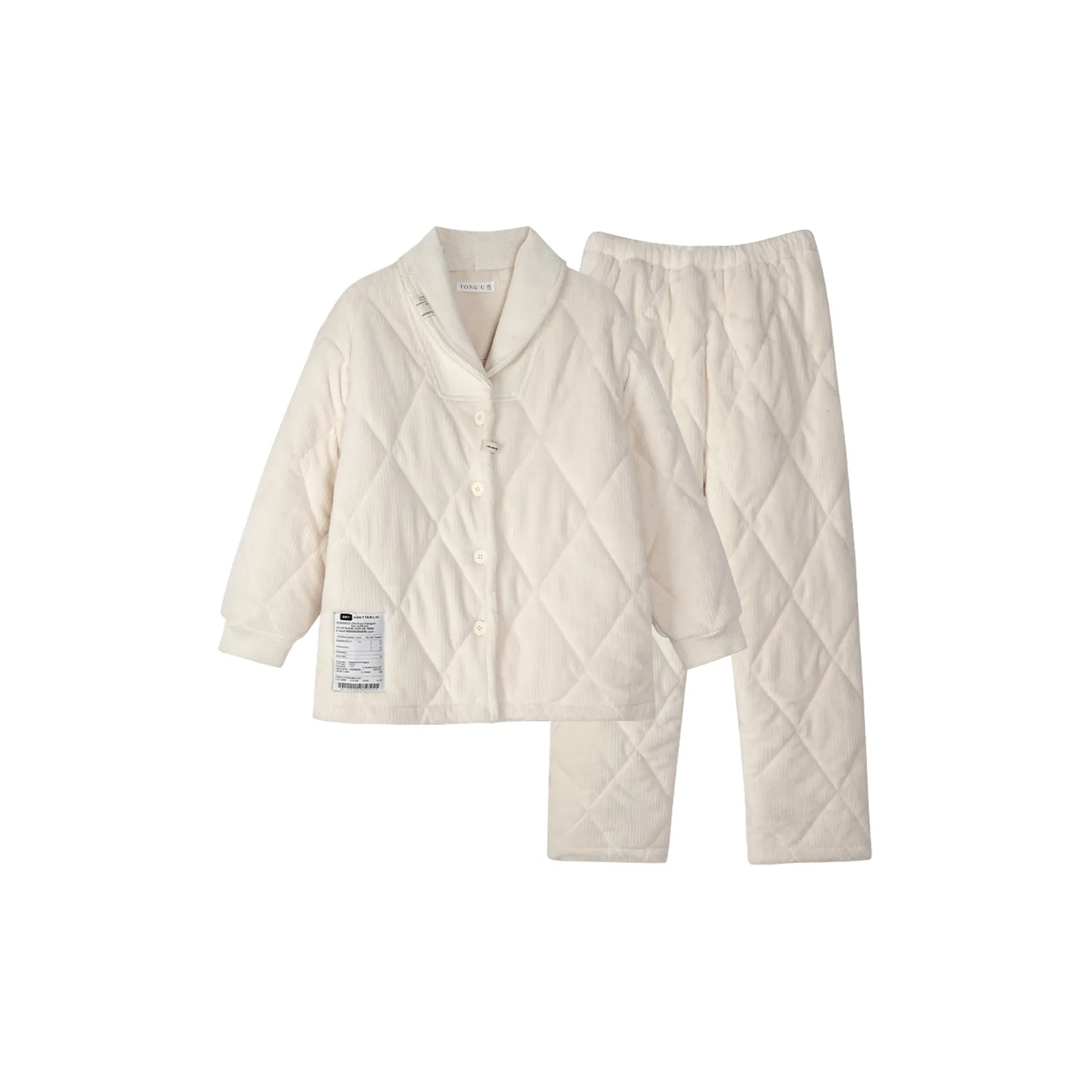 Same Language Пижамный комплект женский оранжевый белый