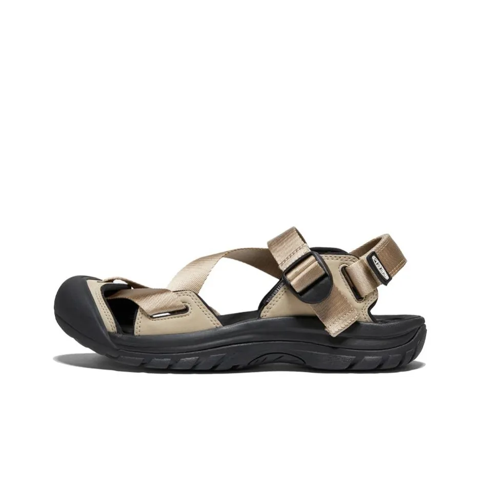 KEEN Zerraport 2 Slip-Resistant Breathable Beach Sandals Men's Black Yellow