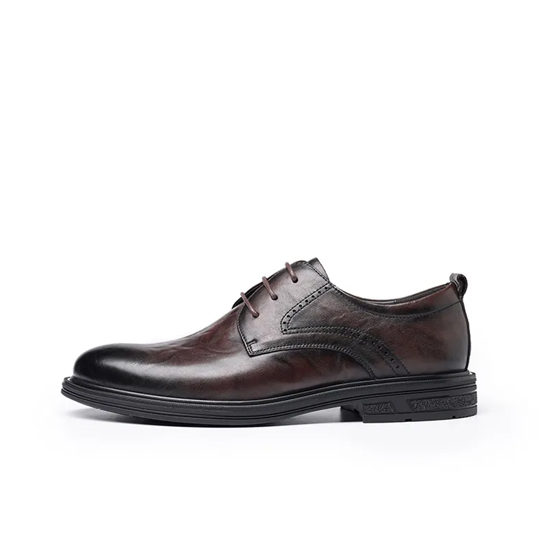 LAORENTOU Dress Shoes Men's Low Top Black