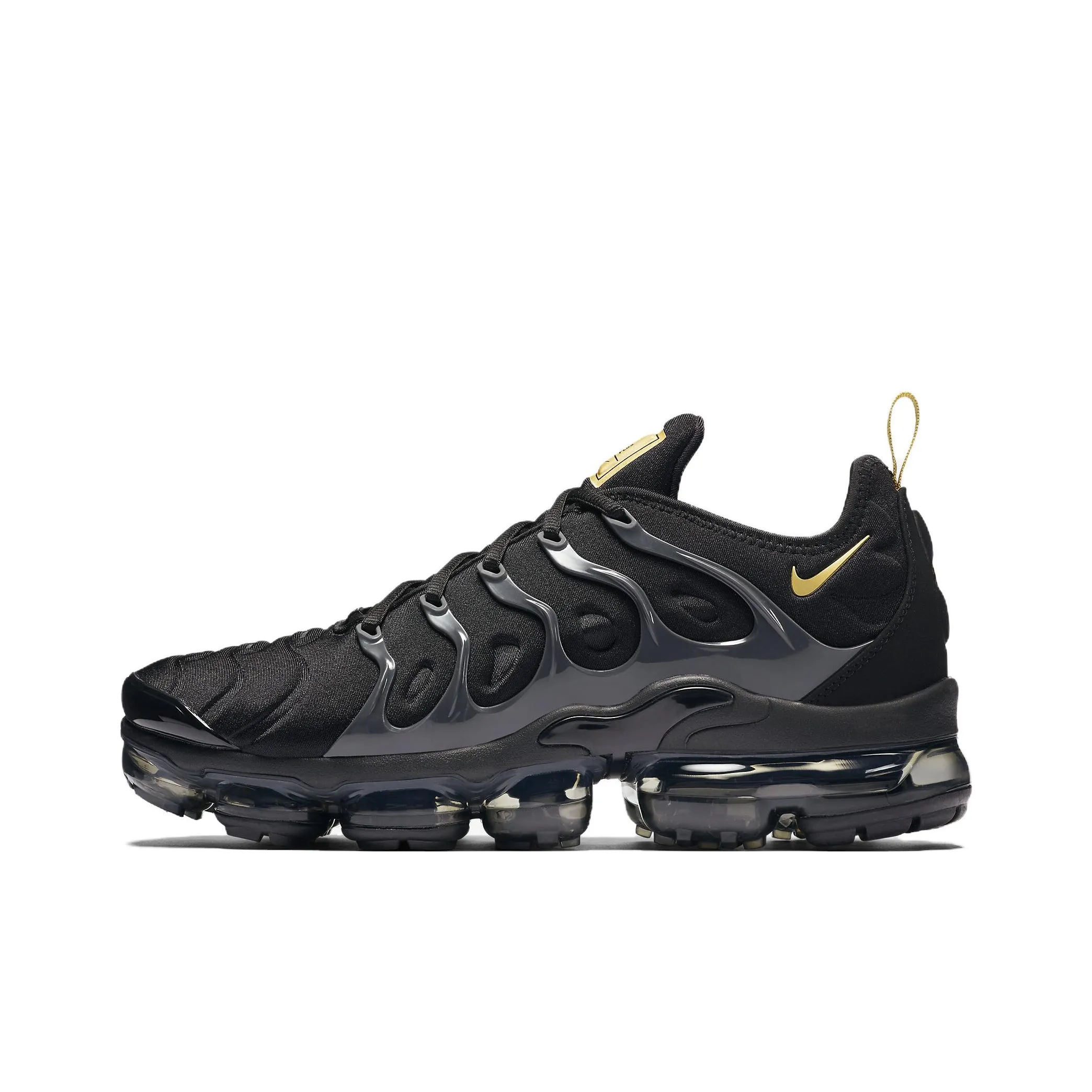 Nike Air VaporMax Plus Black Metallic Gold Anthracite
