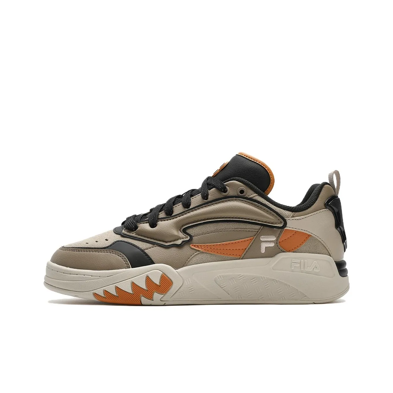 FILA FUSION DESPERADO LOW Бейсбольная обувь Низкий топ Винтажные баскетбольные кроссовки Мужской Бежевый Коричневый