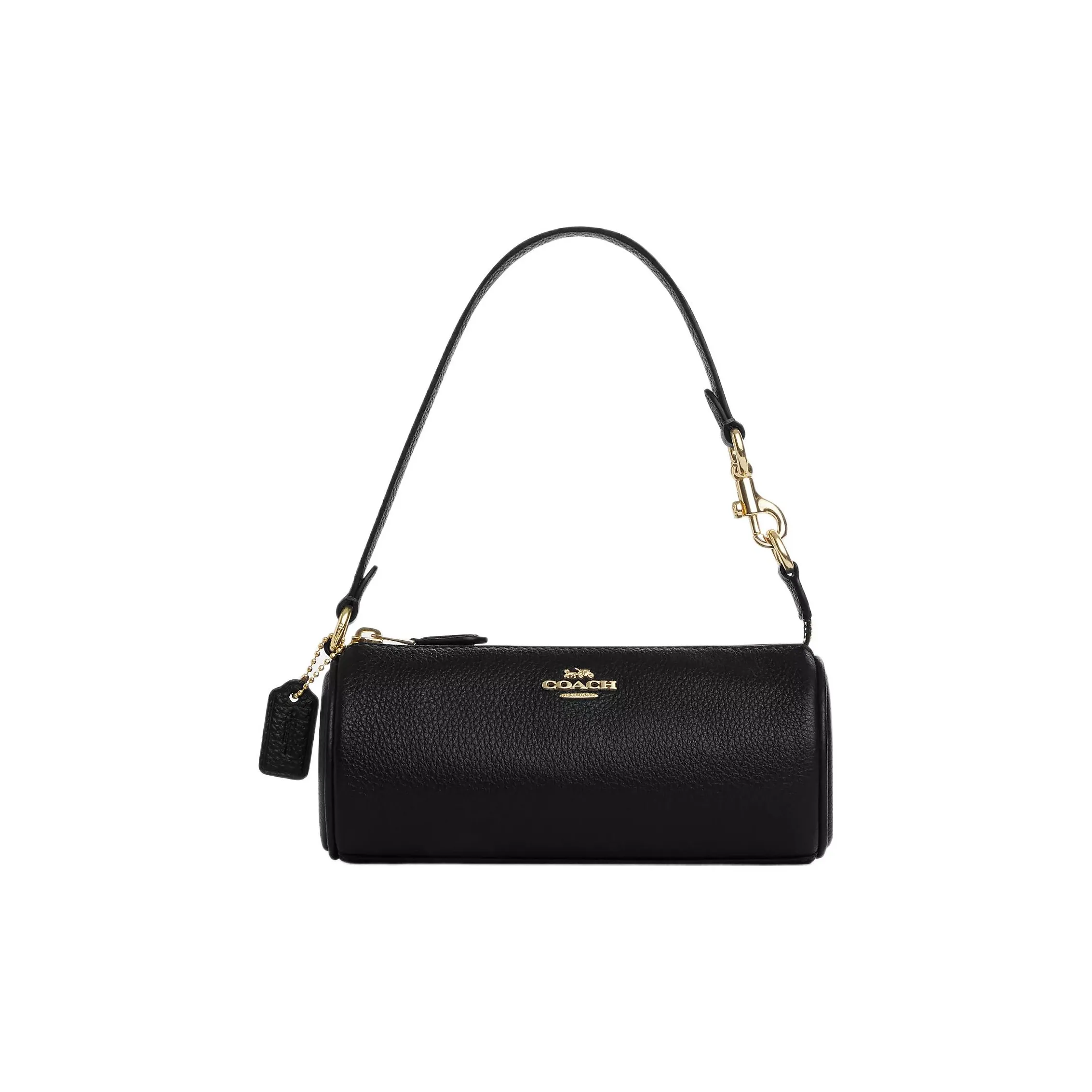 COACH Nolita Утонченная сумка из галечной кожи сумка через плечо женская черная