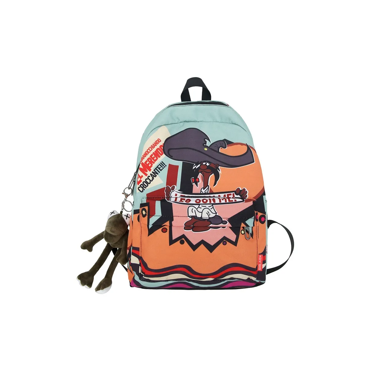 SURELAPTOP Nylon Backpack Regular Unisex Jasper/Joker/Bubble Gum/Pirate/Wine Bottle