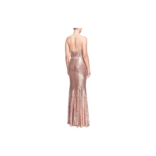 Marchesa Notte Розовые Женские Платья без рукавов