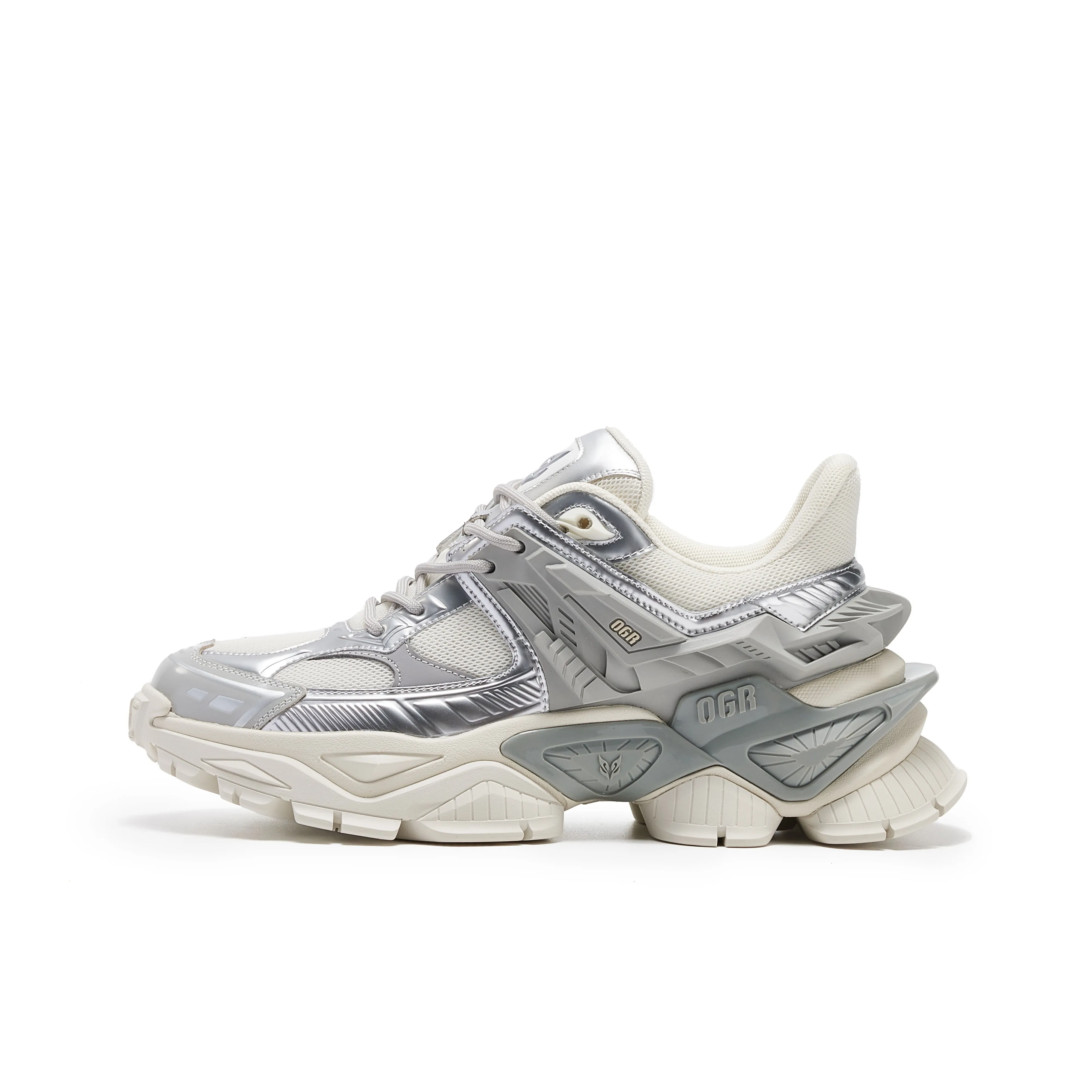 OGR Explorer G2 Collection Low Top Толстая подошва Кроссовки Унисекс Cyber Серебристо-Серый